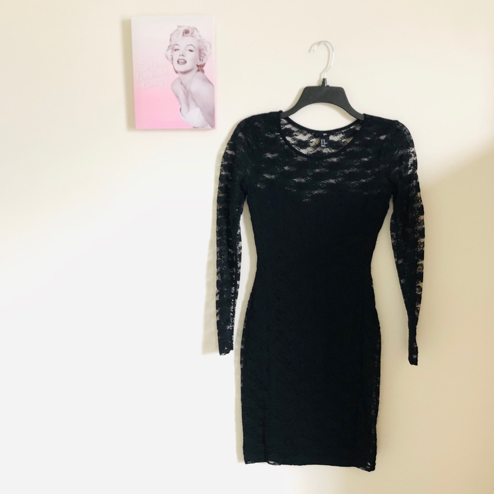 Black Lace Dress